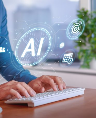 AI-Powered SEO Optimization in a Modern Workspace